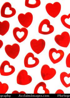 Photograph Of Heart Pattern Background