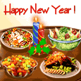 Feast Of Happiness And Joy ! Send this warm animated New Year wish to all your loved ones.