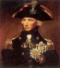 Un portrait flatteur de l'amiral Sir Horatio Nelson, par Lemuel Francis Abbott