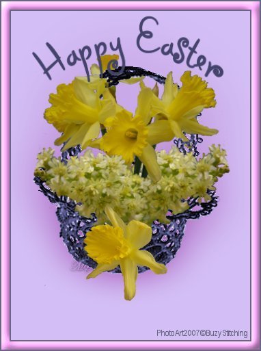 Happy Easter Daffodils