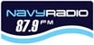Navy Radio 87.9fm logo