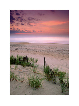 Sunrise, Folly Beach, South Carolina Art Print