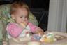 Posted by Becca_1968 on 12/17/2007, 29KB
My niece, Emma, digging into her first birthday cake.