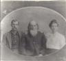 Posted by Ladynic on 8/31/2004, 17KB
Hedge Wilson (1839 - 1912) s/o Benjamin and Prudence Wilson.  With Hedge are his son and daughter, Henry William Wilson a