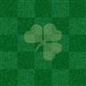 Posted by Graphic_Queen on 7/16/2005, 2KB
Shamrock on dark green checkerboard