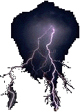 Lightning flashing