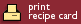 print recipe card