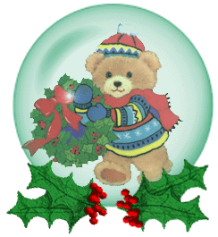 BearWithWreathSnowglobe.gif picture by HolidayHappiness