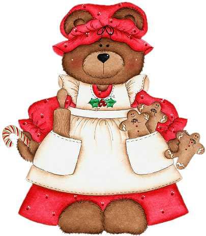 TeddyBearChristmasCook.jpg picture by HolidayHappiness