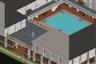 Posted by jandancer33 on 12/6/2002, 159KB
this was my first 'extravagent' house style, loved building all the balconies