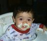 Posted by bratt54 on 9/4/2002, 40KB
I guess he really enjoyed his first b-day cake, not sure how much of it ended in his tummy though.