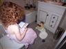 Posted by Deb on 14/11/2006, 38KB
Krystal has started potty training Foxy.  Looks like its going well