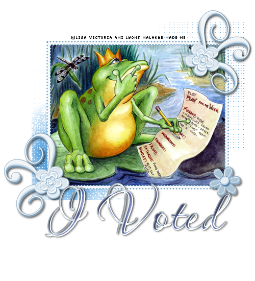 IVotedLisaVictoriaFrogPrince.png picture by LyonsDesigns