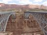 Posted by Beth_Bme on 7/29/2008, 52KB
Navajo Bridge crosses the Colorado River's Marble Canyon near Lee's Ferry in the U.S. state of Arizona. Apart from the Gl