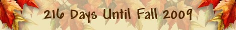 Fall countdown banner