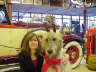 Posted by Flower-Child on 1/2/2002, 58KB
This is Ben and I in the showroom in front of a 1931 Lincoln. He often dresses like a reindeer and enjoys greeting people