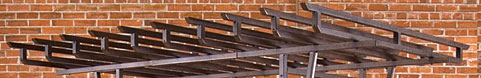 Detailed View of Asian Style Arbor Top