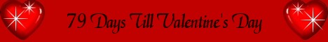 Valentine's Day countdown banner