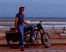 Posted by _Xer on 4/12/2008, 136KB
Just me and my trusty Enfield Bullet 350 on the Puri beach, in the State of Orissa, circa 1986 AD. Sorry about the image 