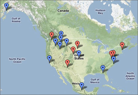 Check out our interactive Google map of accomplishments