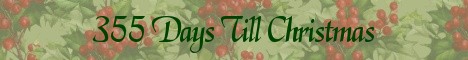 Christmas countdown banner