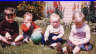 Posted by Aü§Póê†™ on 6/29/2001, 41KB
Well here we are as children in Wattle street..on my parents front lawn. From left to right ....my brother Donald, Auspoe