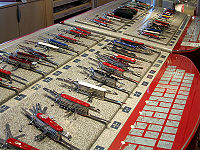 Some of the various models produced by Victorinox.