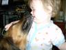 Posted by kelbel59 on 7/20/2007, 38KB
my grandbaby and one of the mongrels.