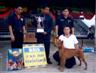 Posted by ThaiDane1 on 5/26/2004, 48KB
Kao Sam Yod taking Best In Specialty Show under breeder judge Mr.Pipat Duantathip at 2004 Chantaburi dog show, Province C