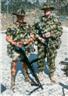 Posted by Wesley (AKA 1feral1) on 1/24/2003, 60KB
CFN Steve Bichler with the M60 'Pig' and myself at GE Platoon's 'hard standing', cleaning weapons and kit, prior to ENDEX