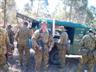 Posted by 5feral5 on 9/18/2003, 70KB
The Defence Services of the Salvation Army are a common sight in the field here in Australia. A kitted land Rover with te