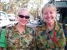 Posted by allenwesley146-2sgt on 12/11/2003, 58KB
PTE Sarah Andrews of 5 CSSB, and the Army News reporter, SGT Sybelle Foxcroft, of 25/49 RQR, pose for a pic at the pistol