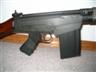 Posted by Metal Dragon on 1/23/2005, 37KB
Inch Lower w Metric Site, Pistol grip sleave from DSA
and it still has the L1A1 type Sand Cut bolt carrier...
Duracoat 