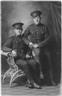 Posted by 2feral2 on 9/19/2002, 113KB
Thats my Great Uncle Robert Allen seated, with one of his Mates, Ed Marks. Both local lads recruited from the Quill Lakes