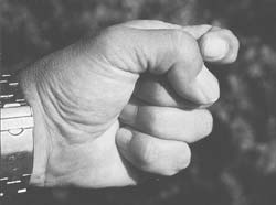 �the other fingers can’t sympathetically close, because they’re already closed as tight as they can get.