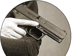 Guns are
 evil and corrupt all people